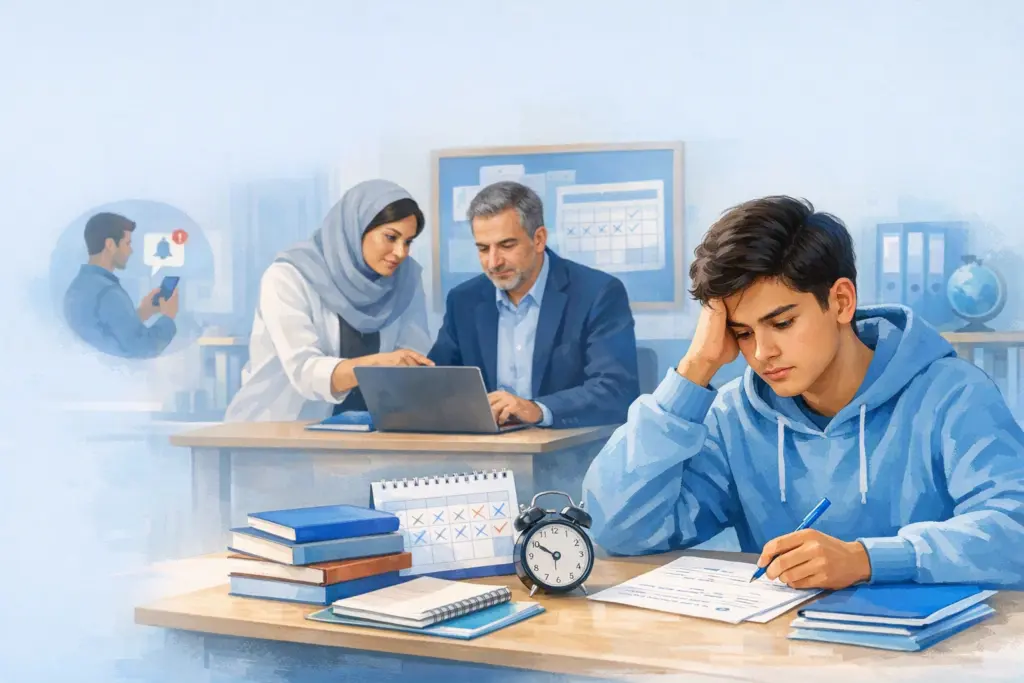  نقش سایت مدرسه در آرامش‌بخشی به دانش‌آموزان و خانواده‌ها 