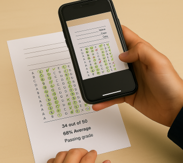 تصحیح پاسخنامه تستی