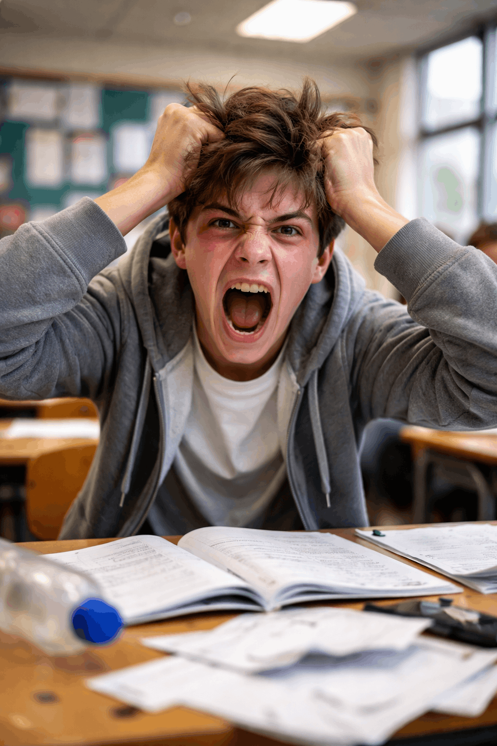 کنترل خشم در نوجوانان با تمرین تنفس عمیق و کاهش پنیک